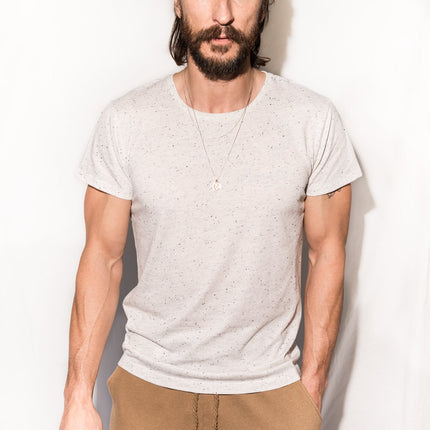 Men's Jersey Crew Neck Tee - Multi-Dot