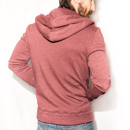 Men's French Terry Zip Front Hoodie