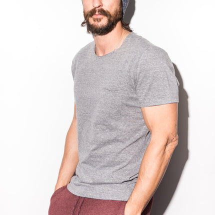Men's Jersey Crew Neck Pocket Sailor Tee