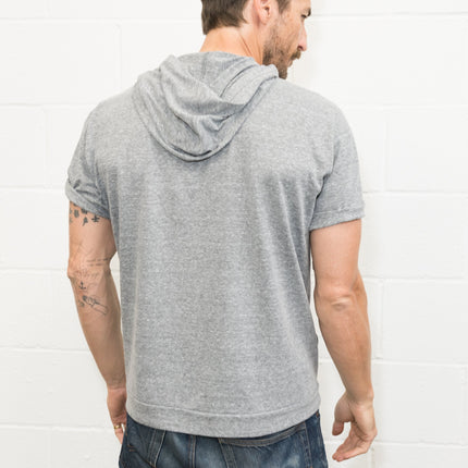 Men's Jersey Tee Kangaroo Pocket Hoodie