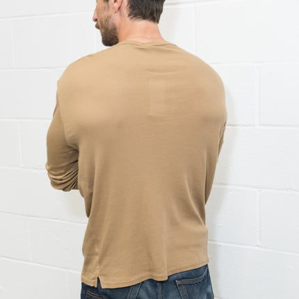 Men's Long Sleeve Henley