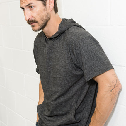 Men's Jersey Tee Kangaroo Pocket Hoodie