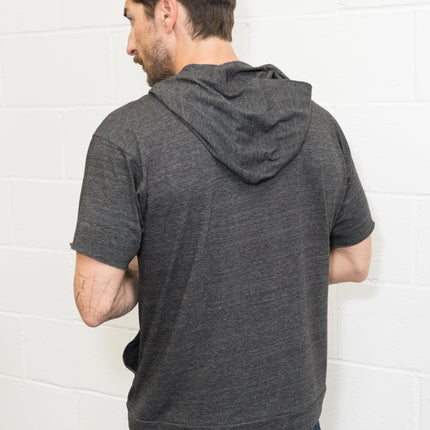 Men's Jersey Tee Kangaroo Pocket Hoodie