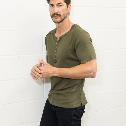 Men's Henley Short Sleeve