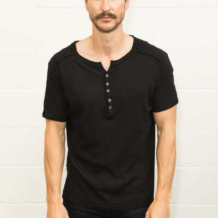 Men's Henley Short Sleeve