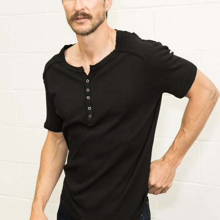 Men's Henley Short Sleeve