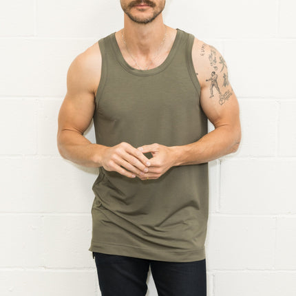 Men's Modal Hi-Lo Tank