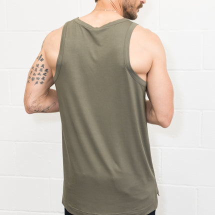 Men's Modal Hi-Lo Tank