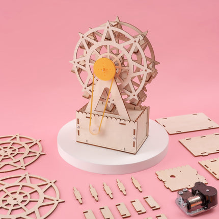 Music Box Ferris Wheel DIY Kit, Educational STEM Toy
