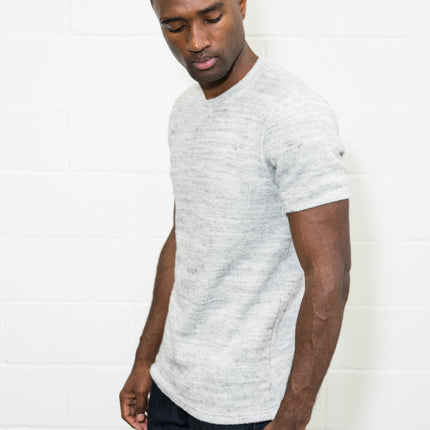 Men's Soft Knit Melange Short Sleeve Crew Tee