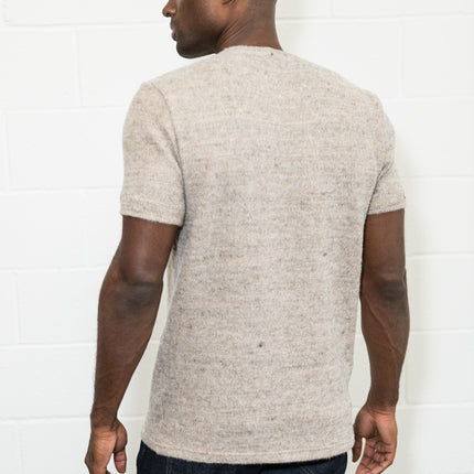 Men's Soft Knit Melange Short Sleeve Crew Tee