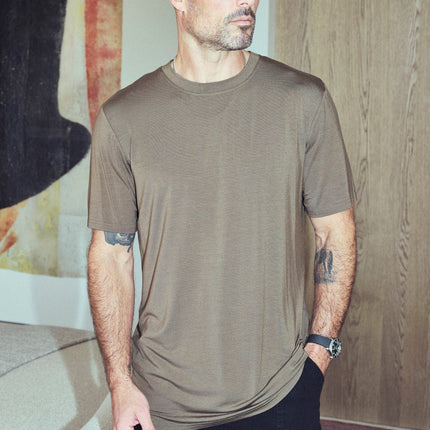 Men's Modal Oversized Crew Tee