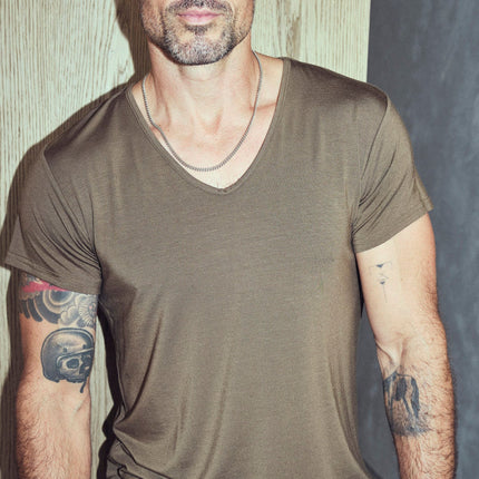 Men's Modal V-Neck Tee