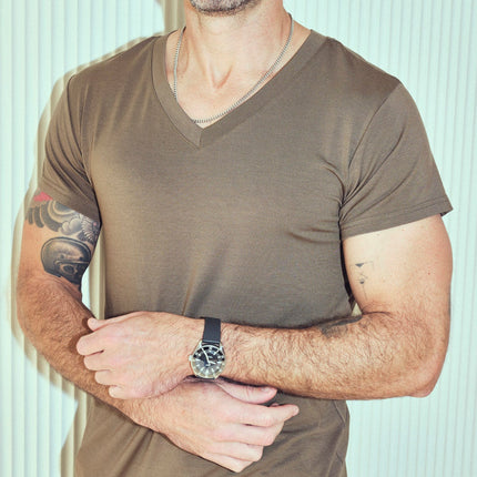 Men's Modal Classic V-Neck Tee