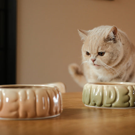 Puff Pet Bowl - Gradient Caramel