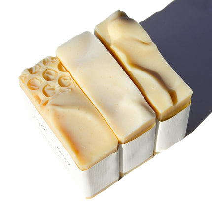 Fragrance Free Handmade Tallow + Goat Milk Soap Bar Trio
