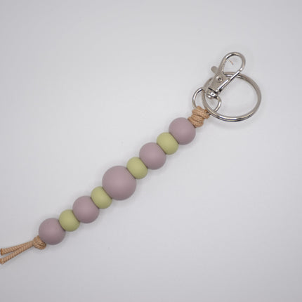 Lavender Succulent Keychain