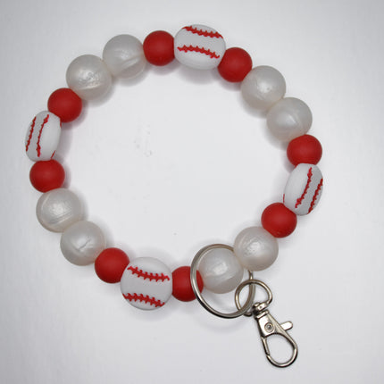 Baseball Pearl Wristlet