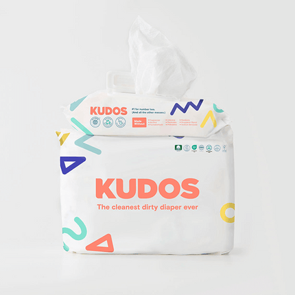 Diaper Box & Wipes Bundle | 100% Cotton-Lined TCF Diapers Size 1-6 | Kudos