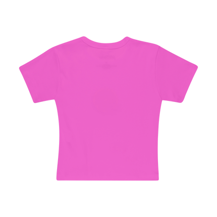 DUMB LOGO BABY TEE (PINK)