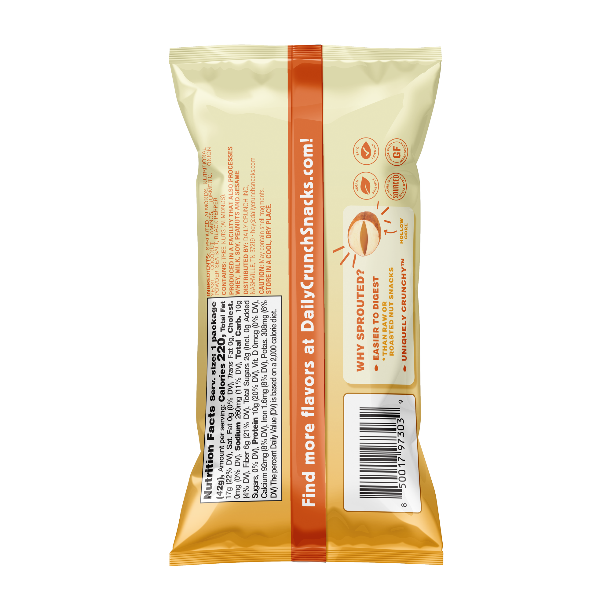 TURMERIC + SEA SALT (SNACK PACK)