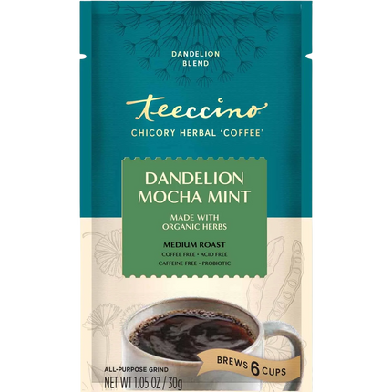 Dandelion Mocha Mint Herbal Coffee