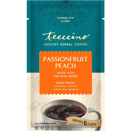 Dandelion Passionfruit Peach Herbal Coffee