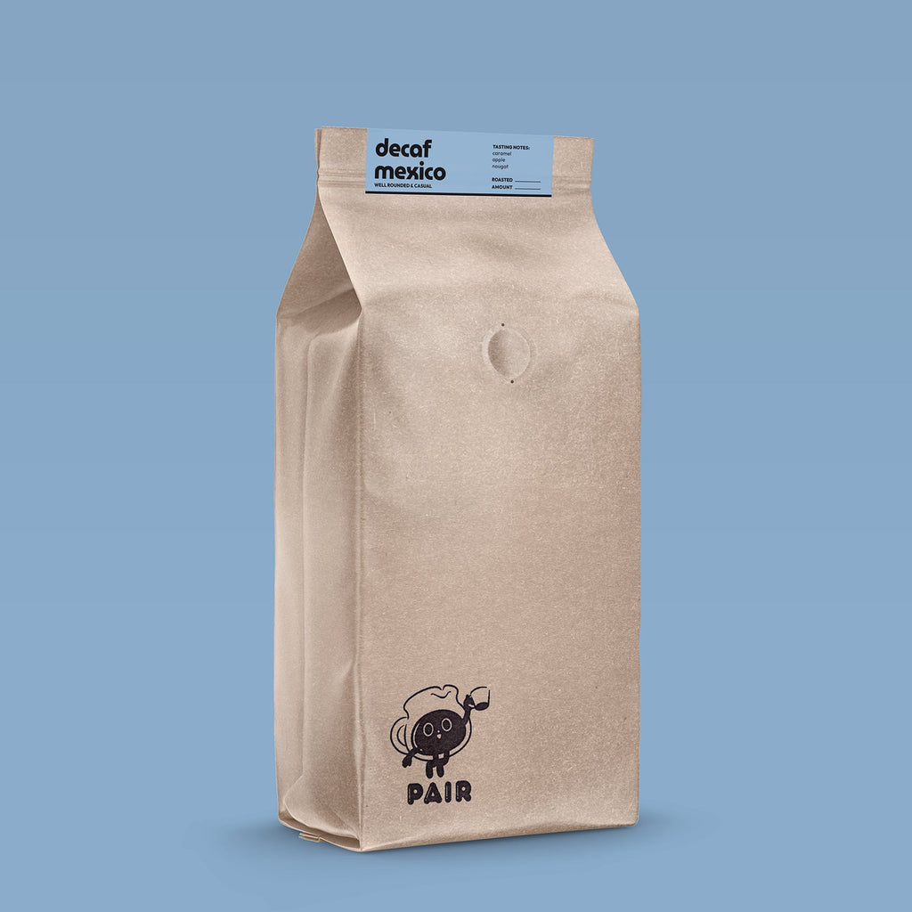 Decaffeinated Wash-Processed Coffee Beans from Mexico