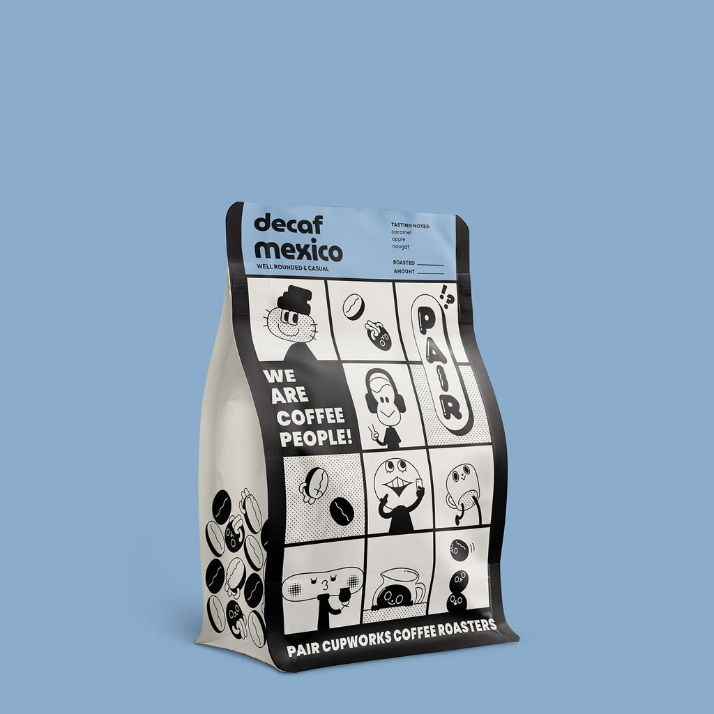 Decaffeinated Wash-Processed Coffee Beans from Mexico