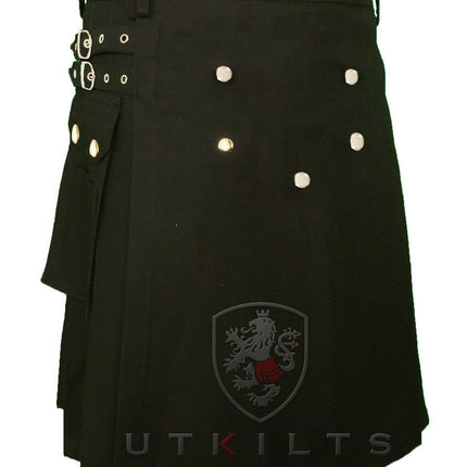Utility Kilt – GlenTorin, Black