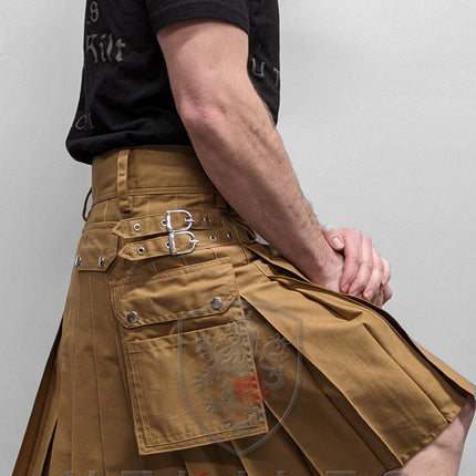 Utility Kilt – GlenTorin, Dark Khaki