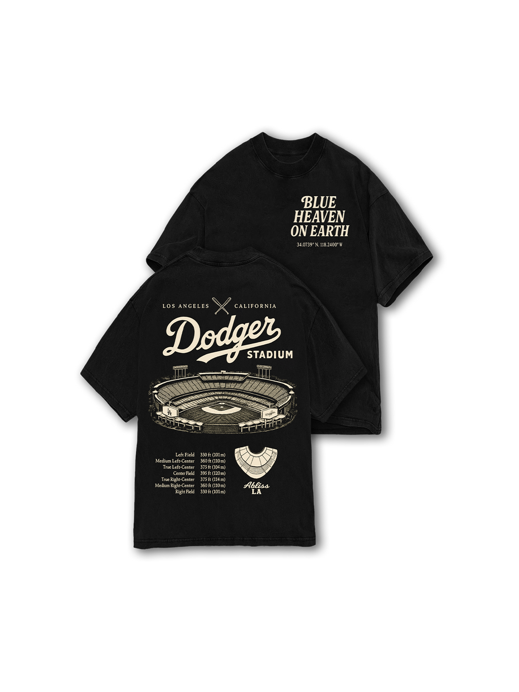 Black - Blue Heaven Tee