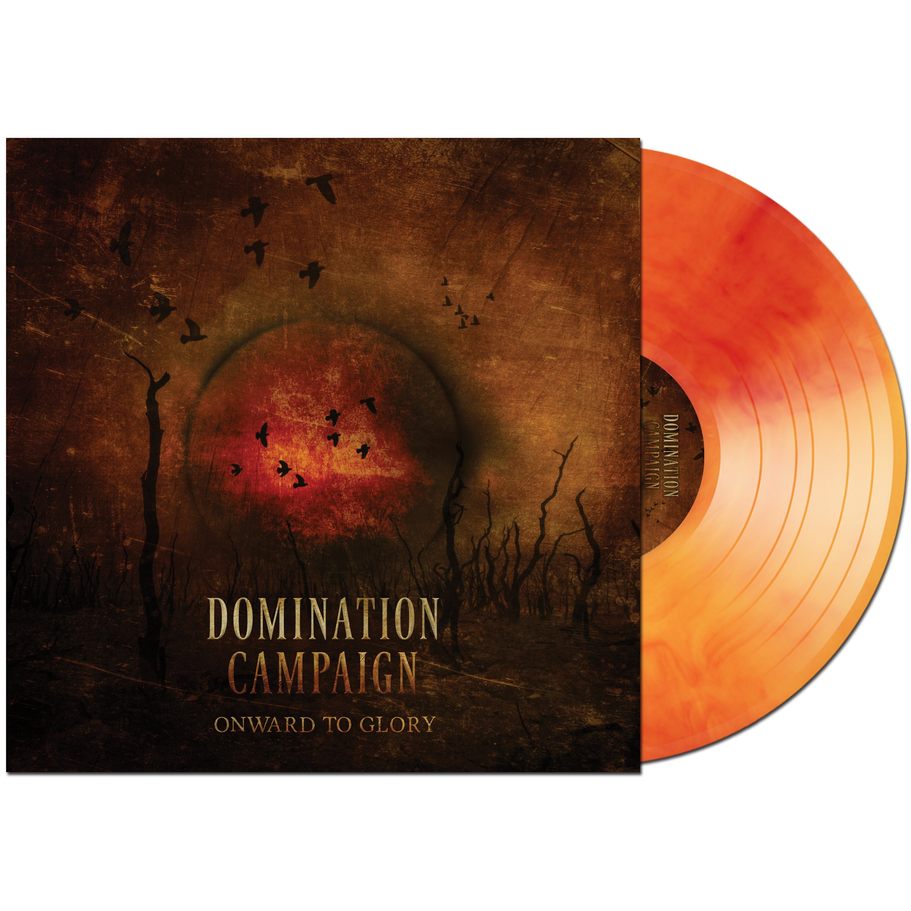 Domination Campaign - Onward to Glory on Red & Yellow Marbled Vinyl LP