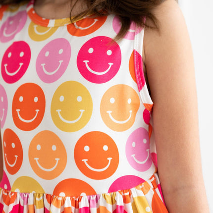 SALE Don't Worry, Be Hippy Tank Twirl Dress