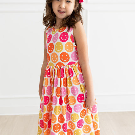 SALE Don't Worry, Be Hippy Tank Twirl Dress