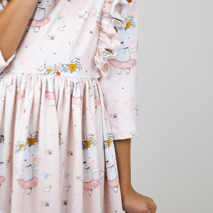 SALE Don't Worry, Be Hoppy Ruffle Twirl Dress