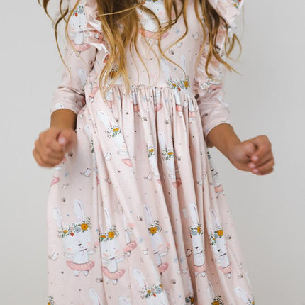 SALE Don't Worry, Be Hoppy Ruffle Twirl Dress