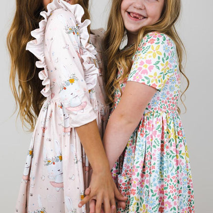 SALE Don't Worry, Be Hoppy Ruffle Twirl Dress