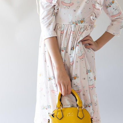 SALE Don't Worry, Be Hoppy Ruffle Twirl Dress
