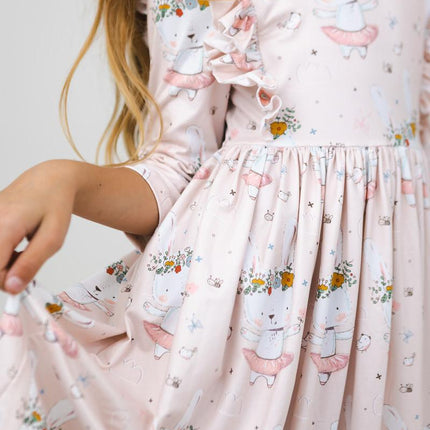 SALE Don't Worry, Be Hoppy Ruffle Twirl Dress