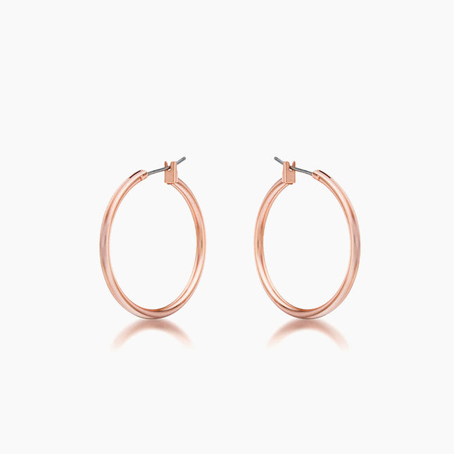 30mm Small Rosegold Hoop Earrings