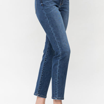JB Blue Denim Washed Slim Straight