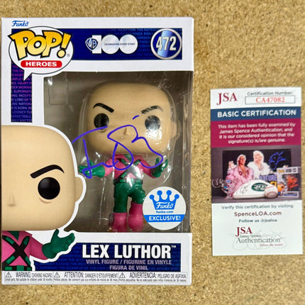Jesse Eisenberg Signed DC Lex Luthor Funko Pop! #472 Exclusive With JSA COA