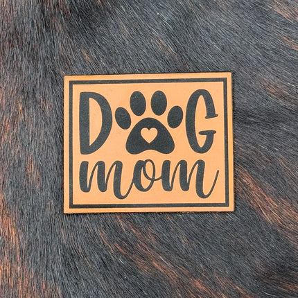 Engraved Dog Mom Patch