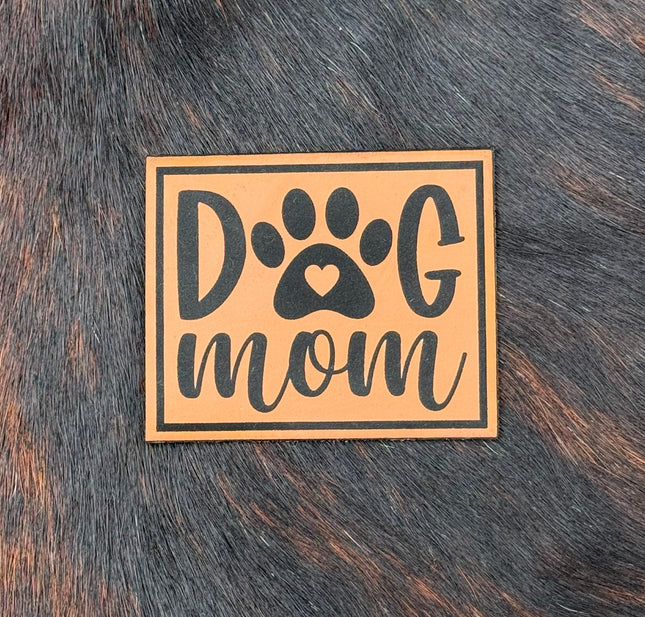 Engraved Dog Mom Patch