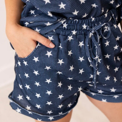 Navy Star Shorts