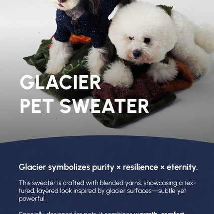 GLACIER PET SWEATER - NAVY