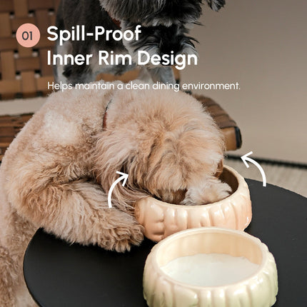 Puff Pet Bowl - Gradient Caramel