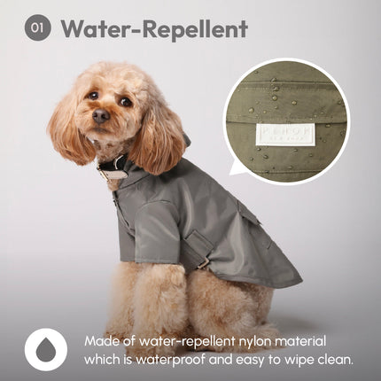 BOWERY RAINCOAT - GRAY