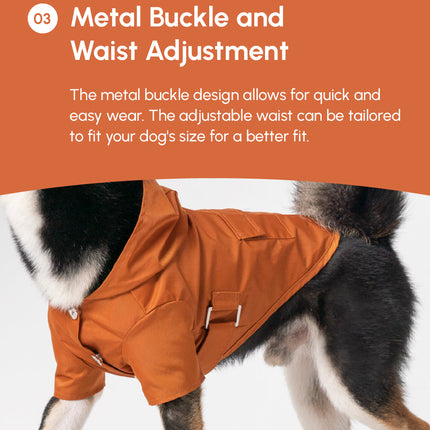 BOWERY RAINCOAT - ORANGE